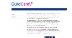 Desktop Screenshot of guildcarefundraising.org